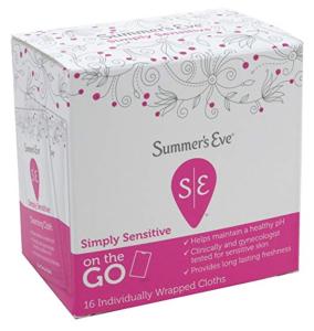 Summer's Eve Feminine Cleansing Cloths, Simply Sensitive Skin
