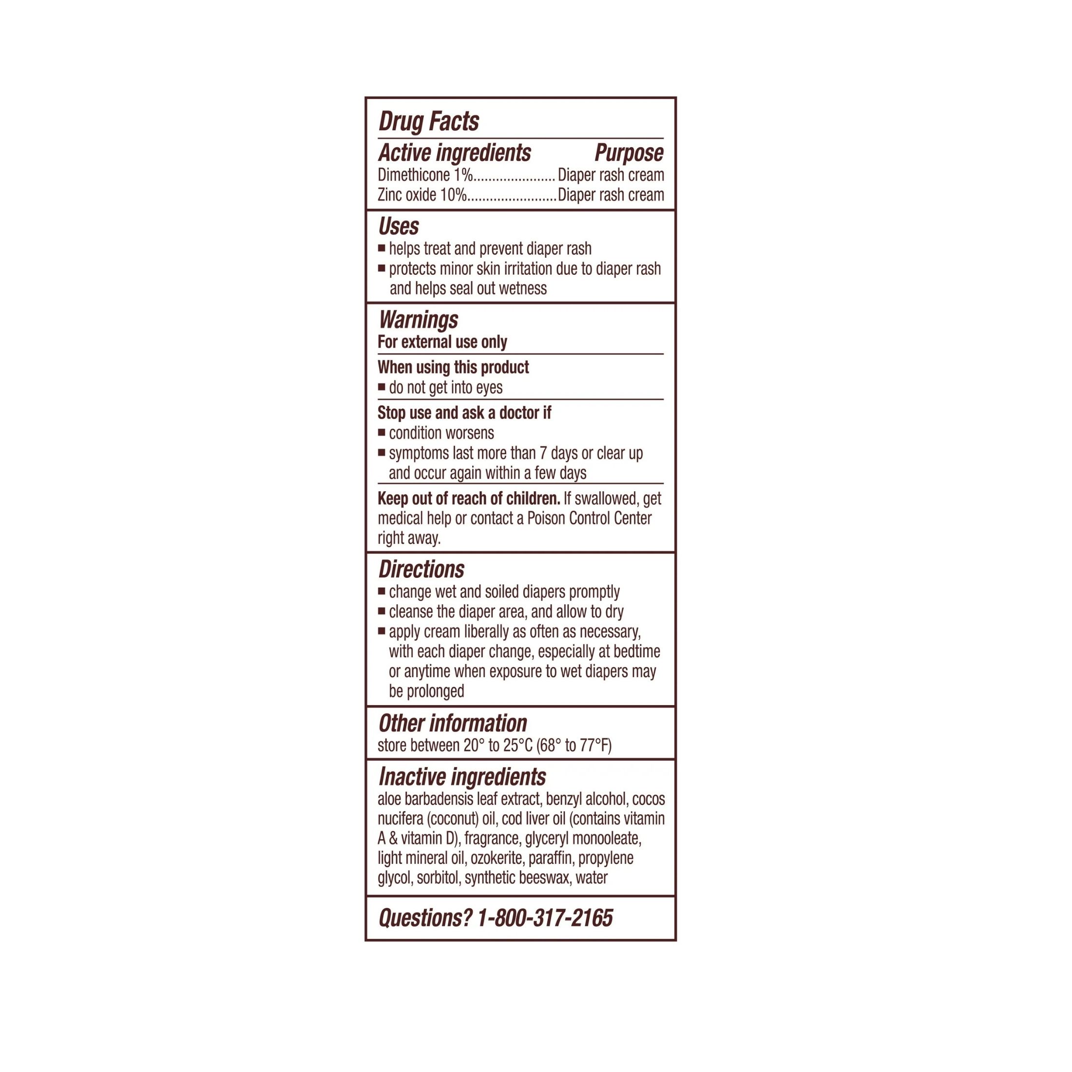 A&D A+D Zinc Oxide Diaper Rash Cream - 4oz