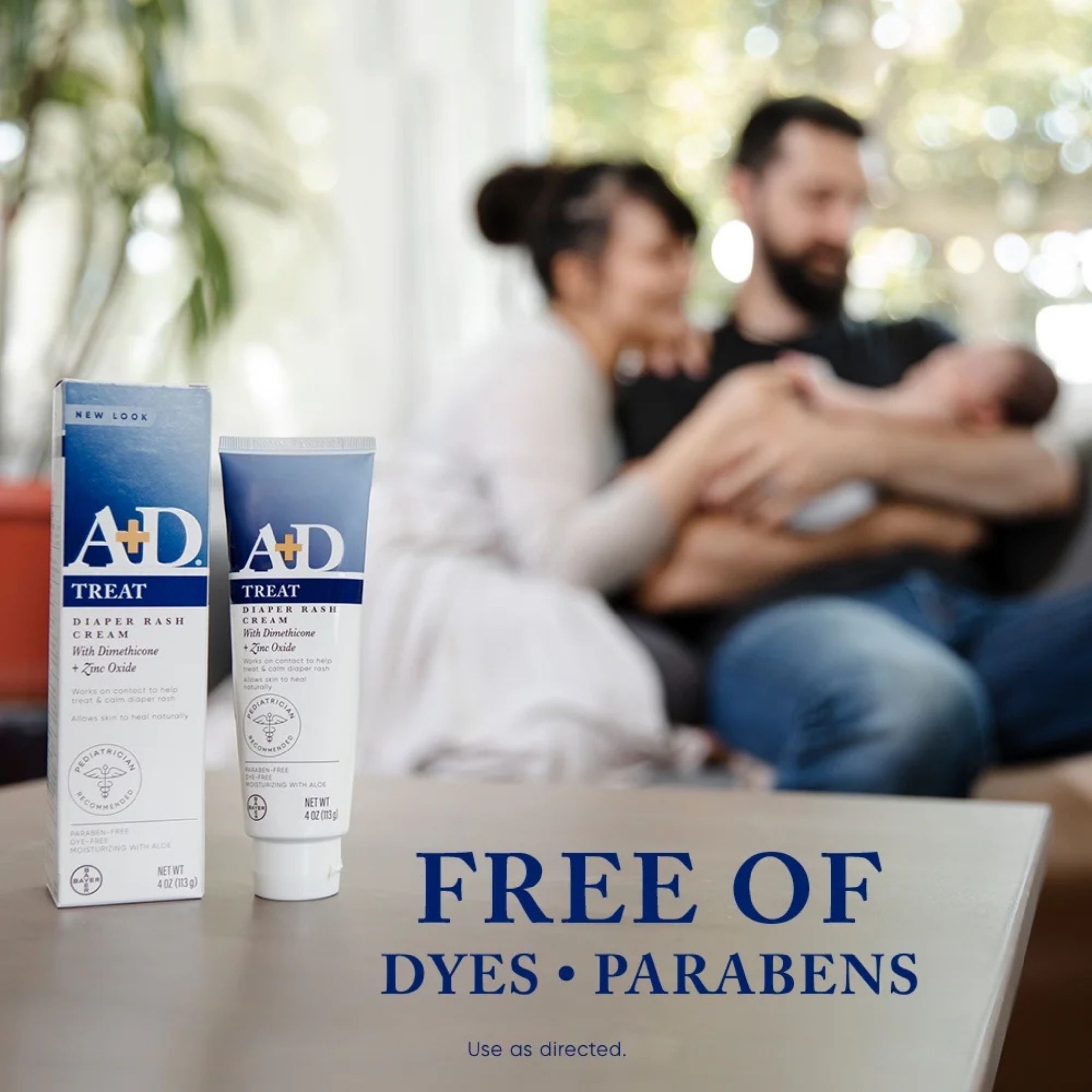 A&D A+D Zinc Oxide Diaper Rash Cream - 4oz