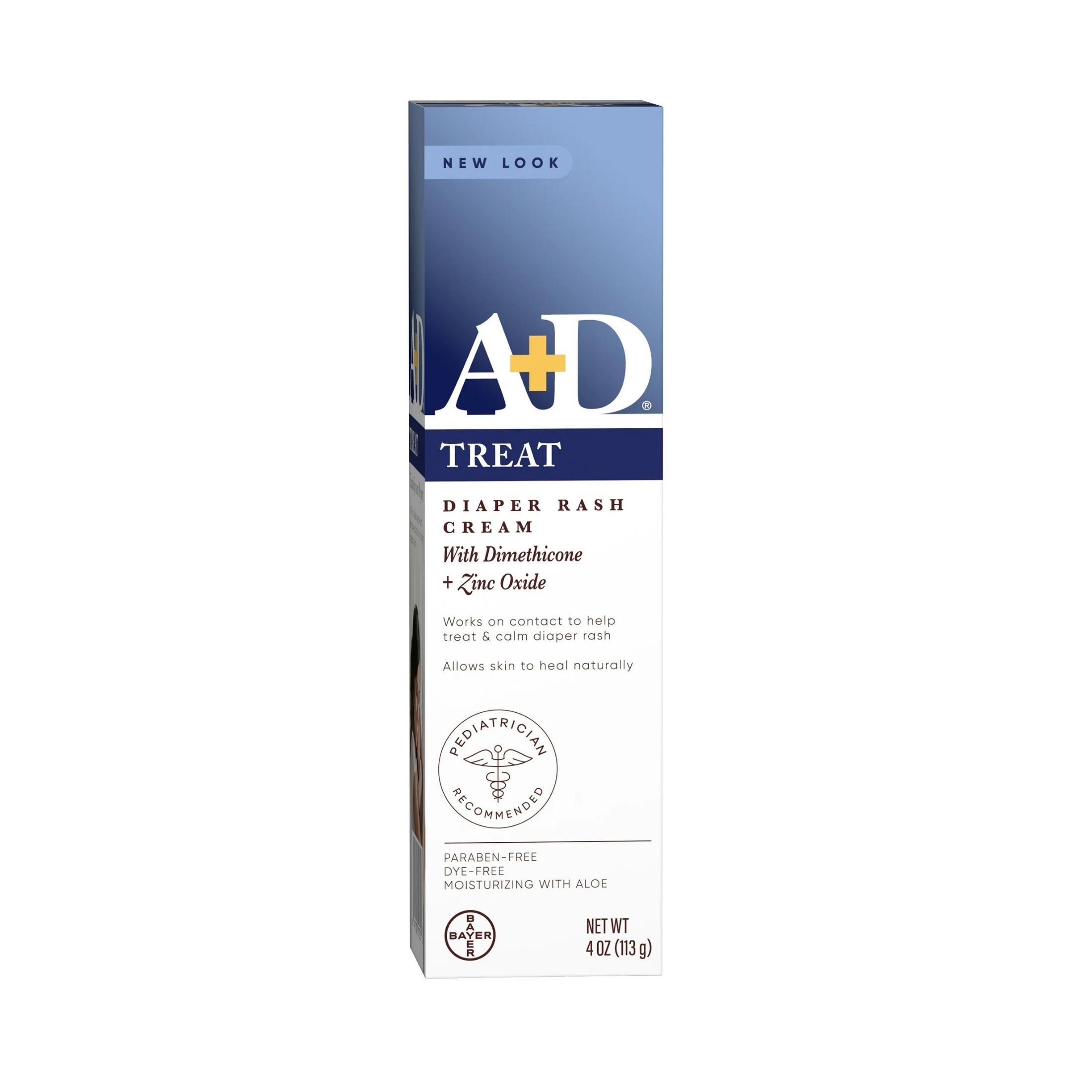 A&D A+D Zinc Oxide Diaper Rash Cream - 4oz