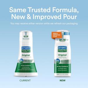 Smart Mouth Breath Rinse, Fresh Mint, Zinc Activated, Original
