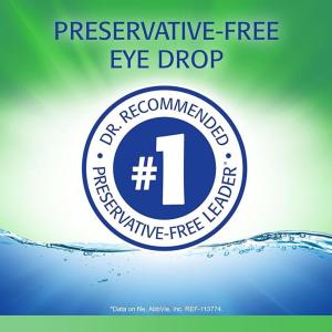 Refresh Tears PF Lubricant Eye Drops, 0.33 Fl Oz