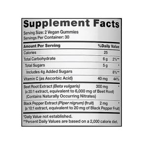 Nature's Truth Beet Root + Black Pepper, Vegan, Super Food, Gummies, Natural Strawberry Flavor