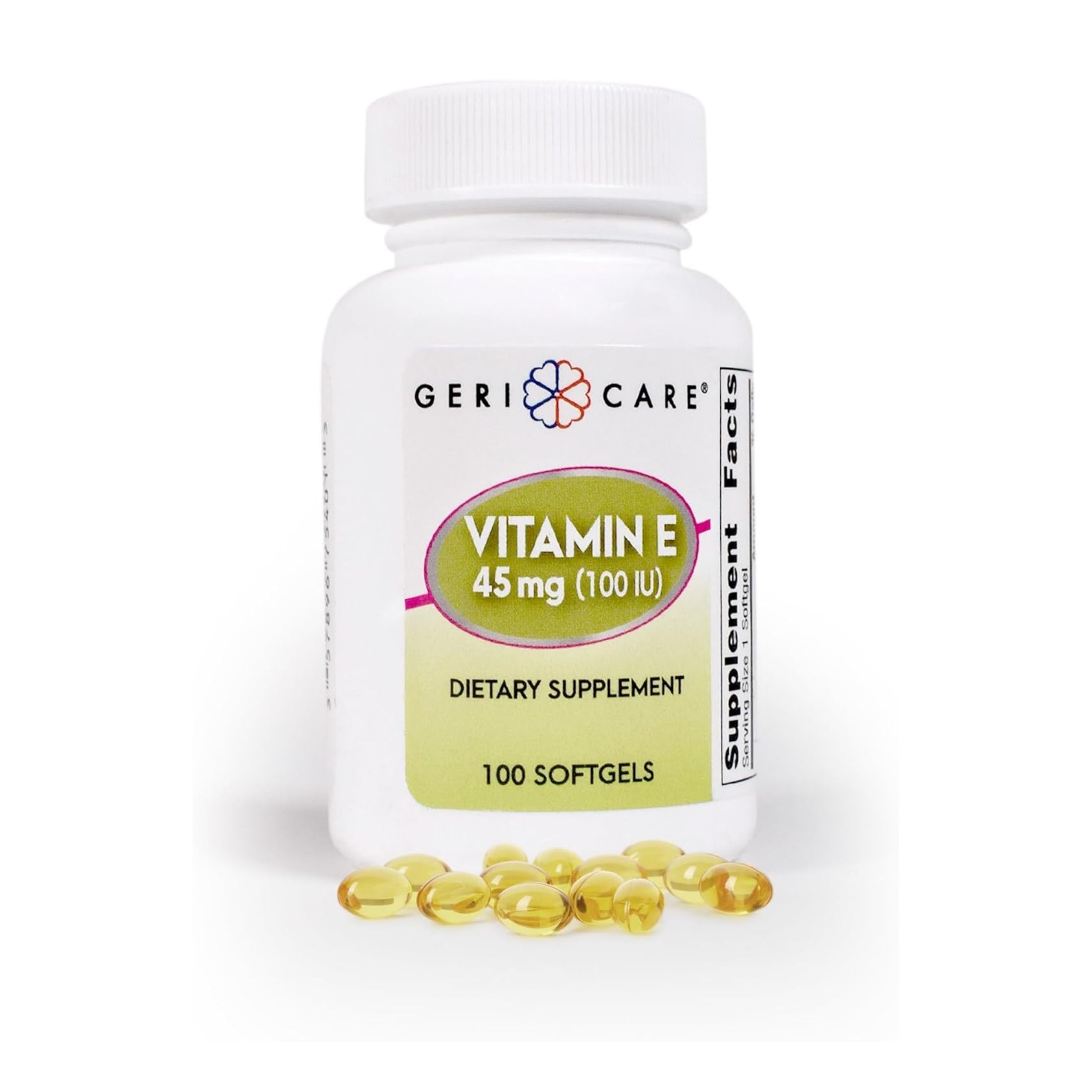 Sunmark Geri-Care Vitamin E Supplement Count Of 100