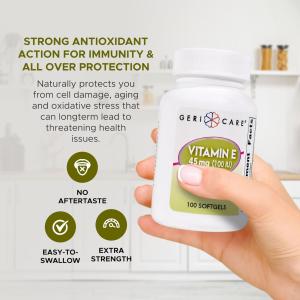 Sunmark Geri-Care Vitamin E Supplement Count Of 100