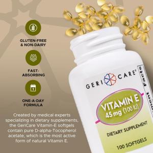 Sunmark Geri-Care Vitamin E Supplement Count Of 100