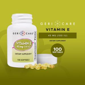 Sunmark Geri-Care Vitamin E Supplement Count Of 100