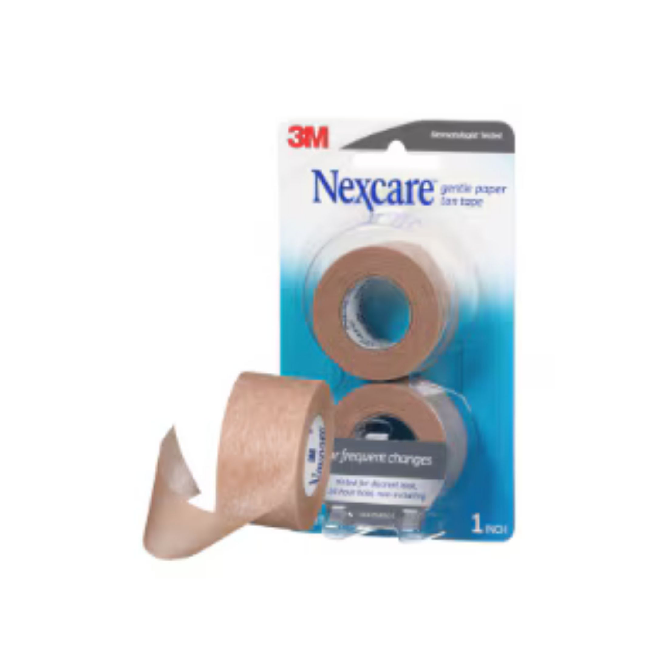 Nexcare Gentle Paper Tan Tape - 2pk