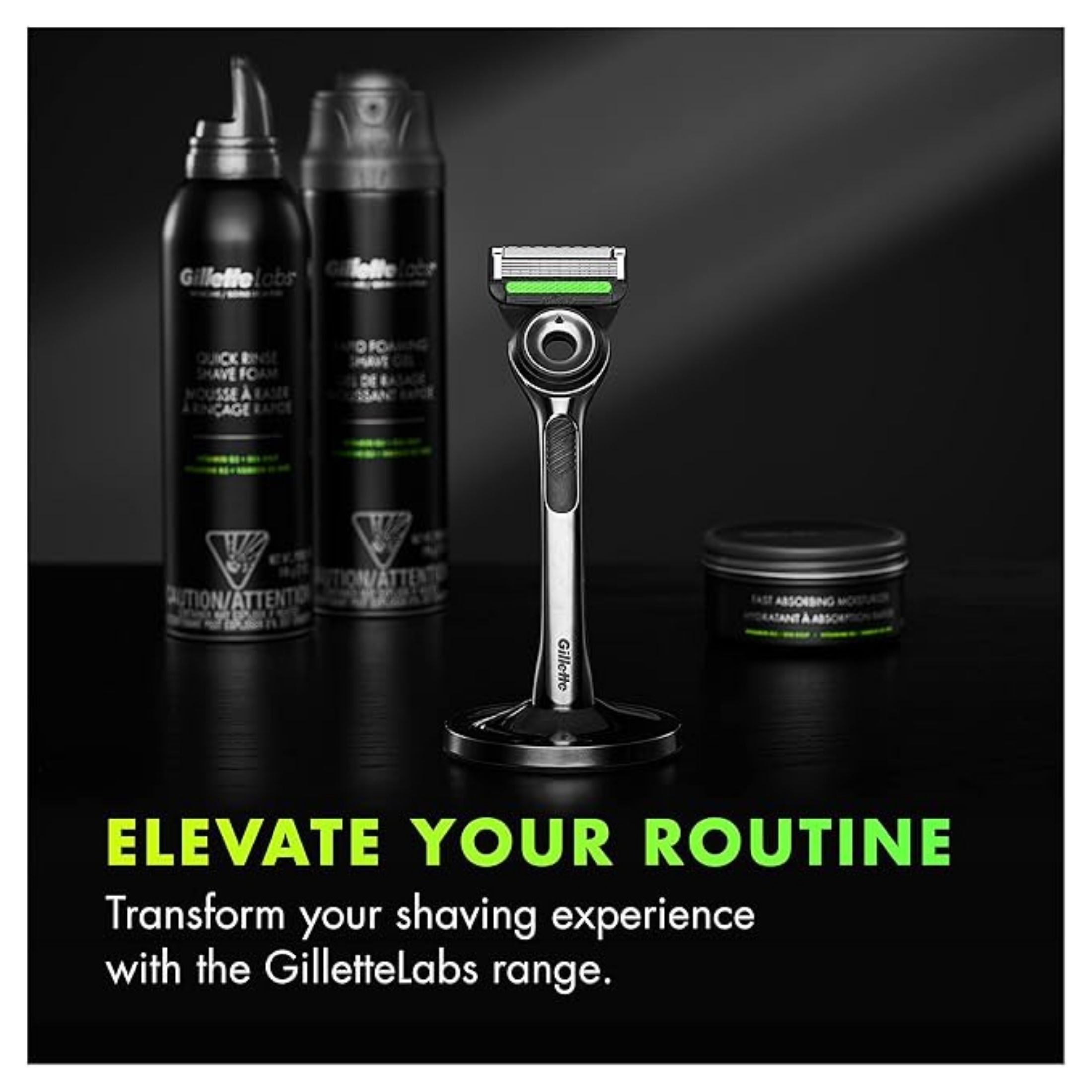 GilletteLabs With Exfoliating Bar Razor For Men