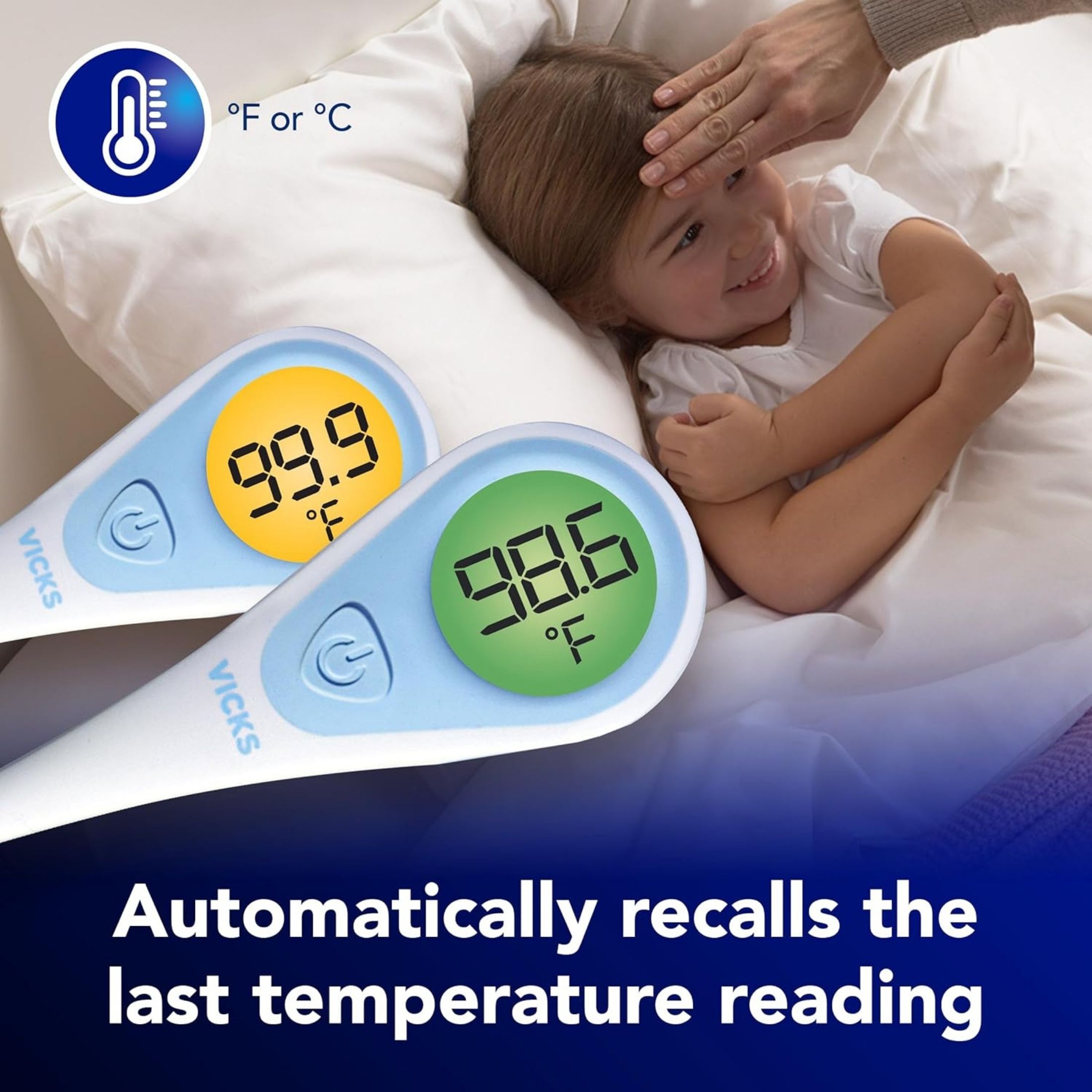 Vicks SpeedRead Digital Thermometer - White