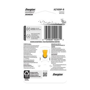 Energizer Hearing Aid Batteries Size 10, Yellow Tab