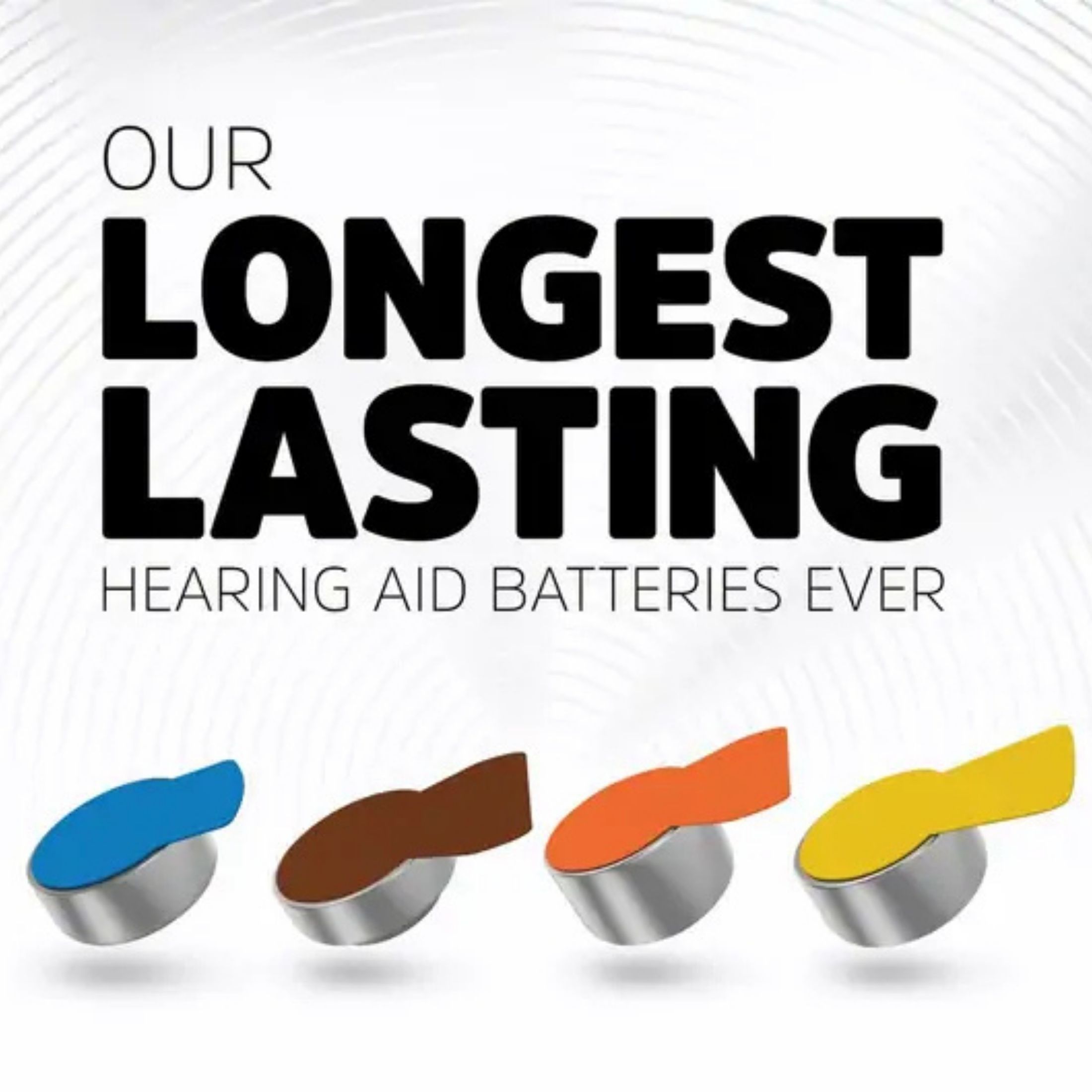 Energizer Hearing Aid Batteries Size 675, Blue Tab