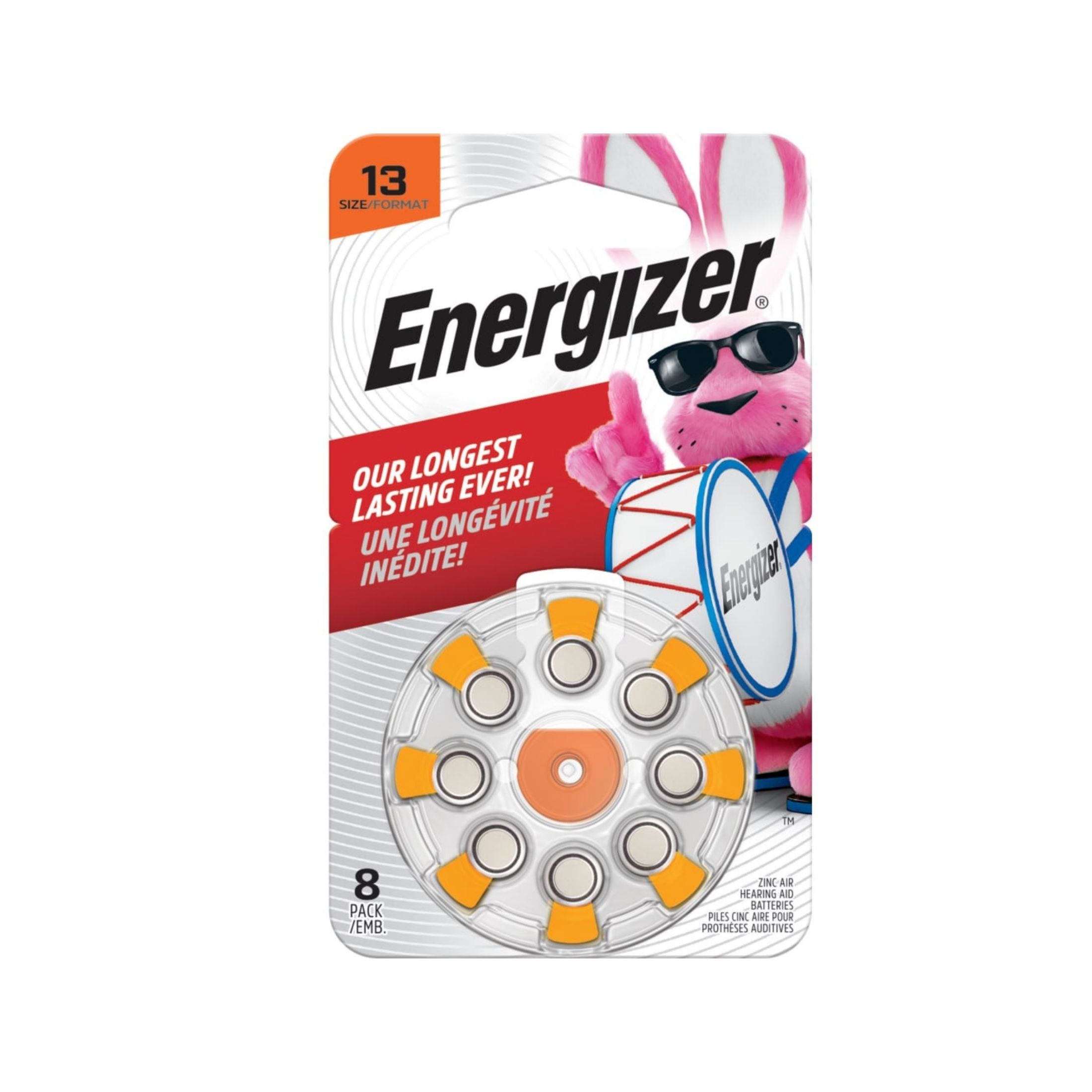 Energizer Hearing Aid Batteries, Zinc Air, 13 Size