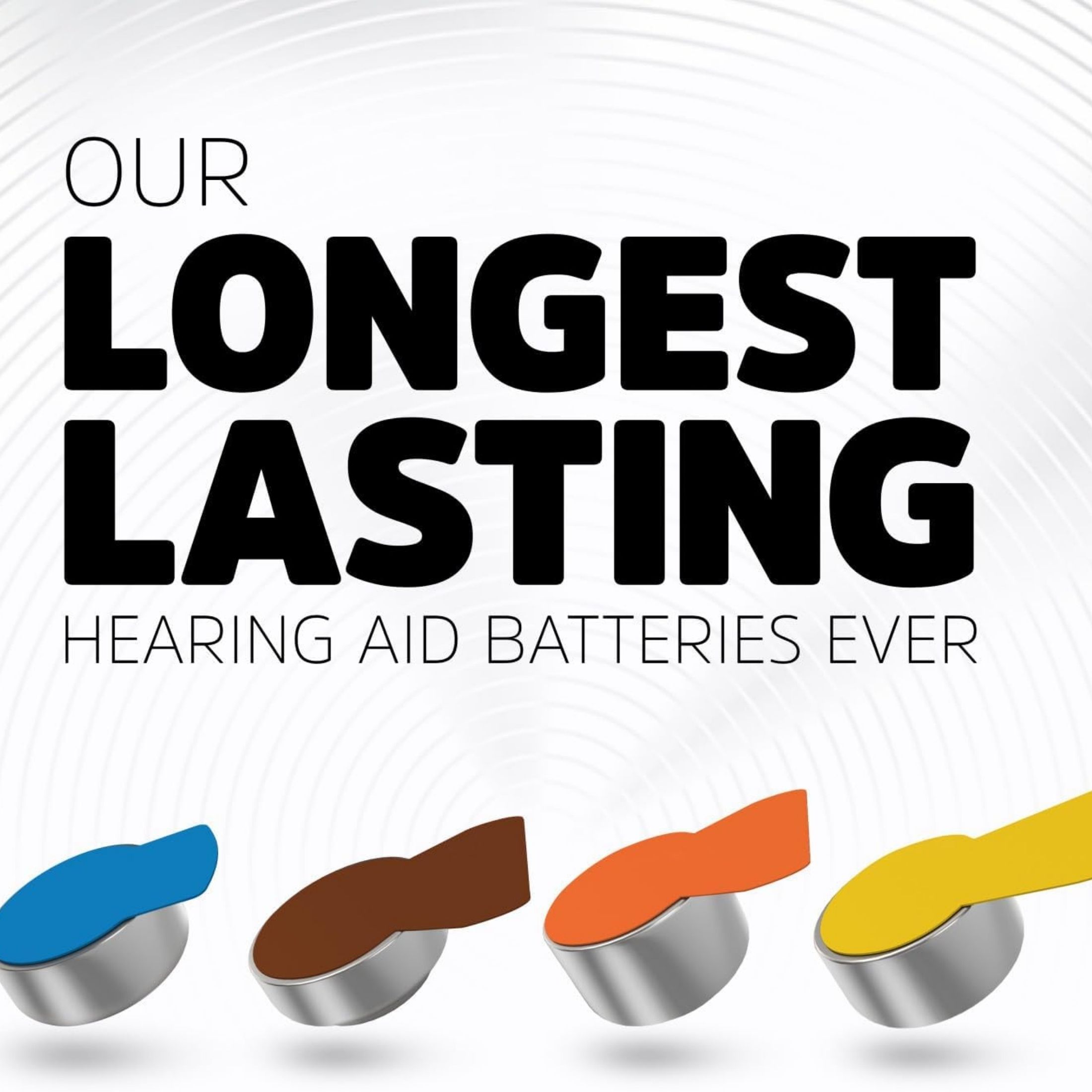 Energizer Hearing Aid Batteries Size 13, Orange Tab