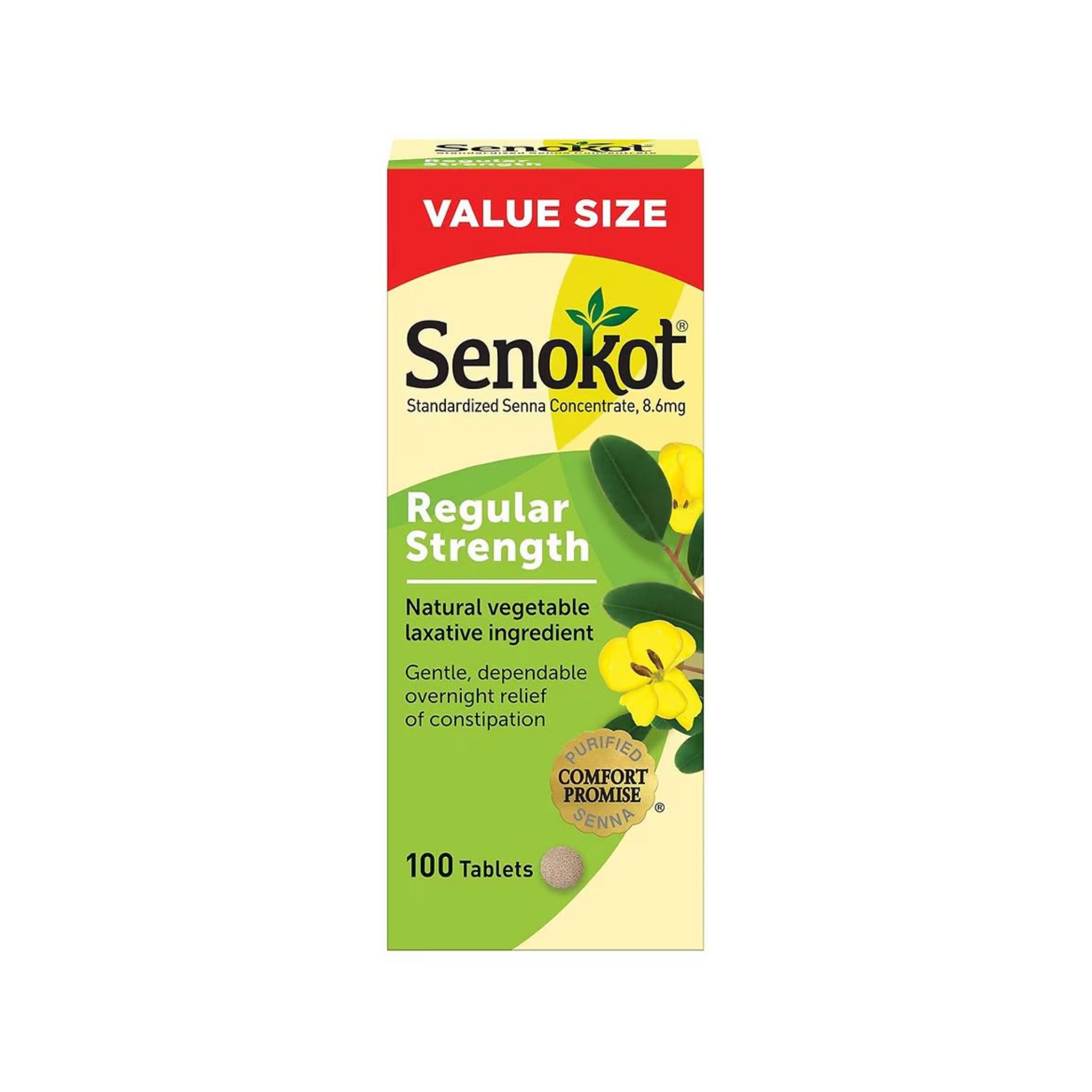 Senokot Regular Strength Natural Vegetable Laxative Tablets