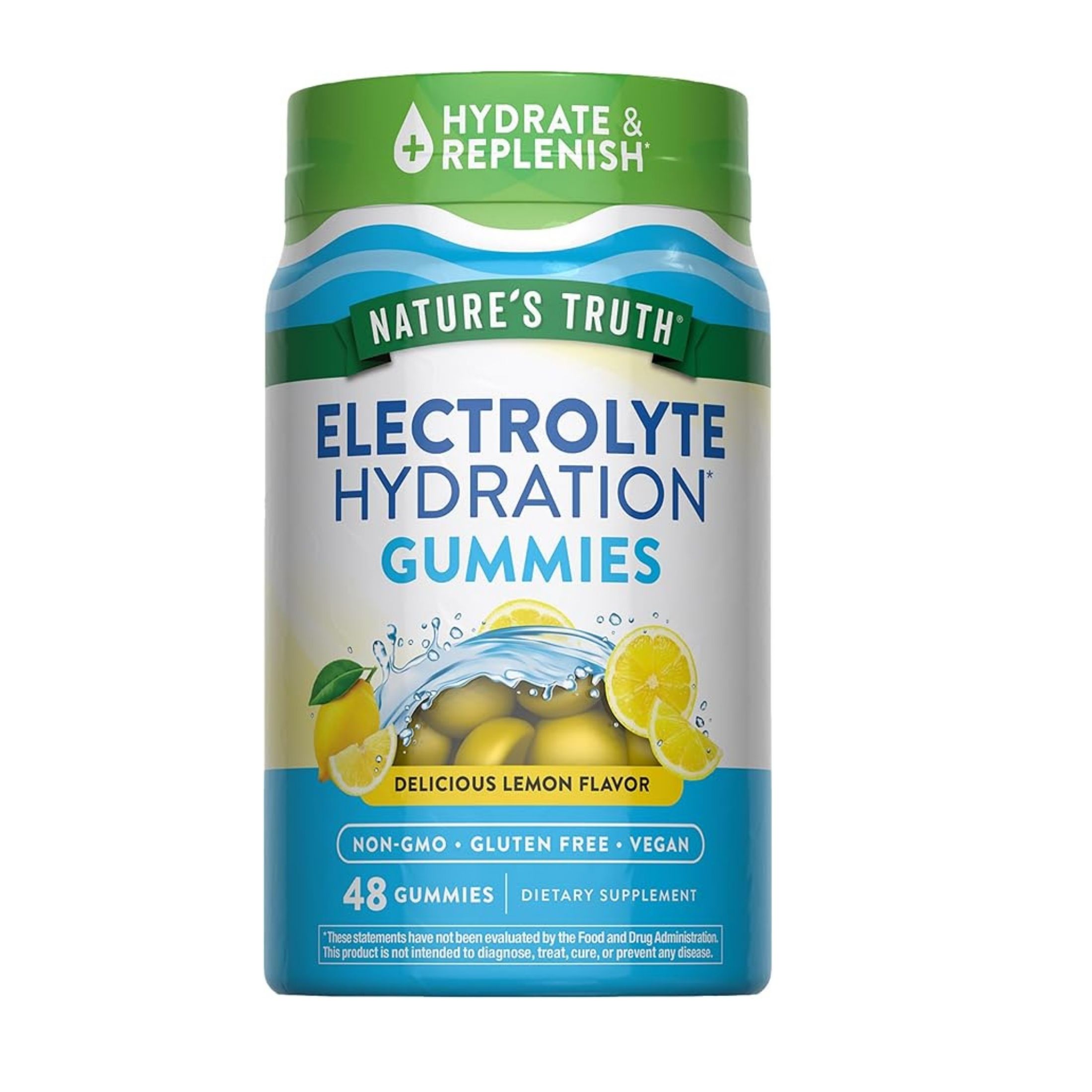 Nature's Truth Electrolyte Hydration Gummies Lemon
