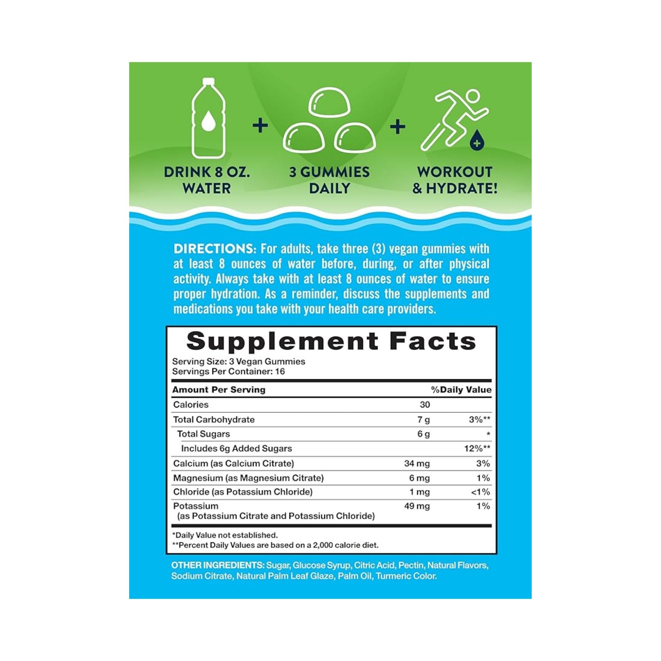 Nature's Truth Electrolyte Hydration Gummies Lemon