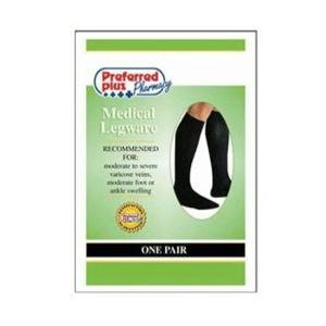 Preferred Pharmacy Plus Medical Legware 20-30 F/S Navy Mens Socks - 1 Pair