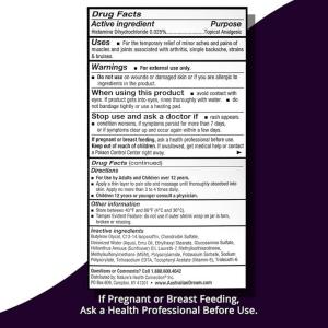 Australian Dream Pain Relief Cream, Arthritis, 4 Oz