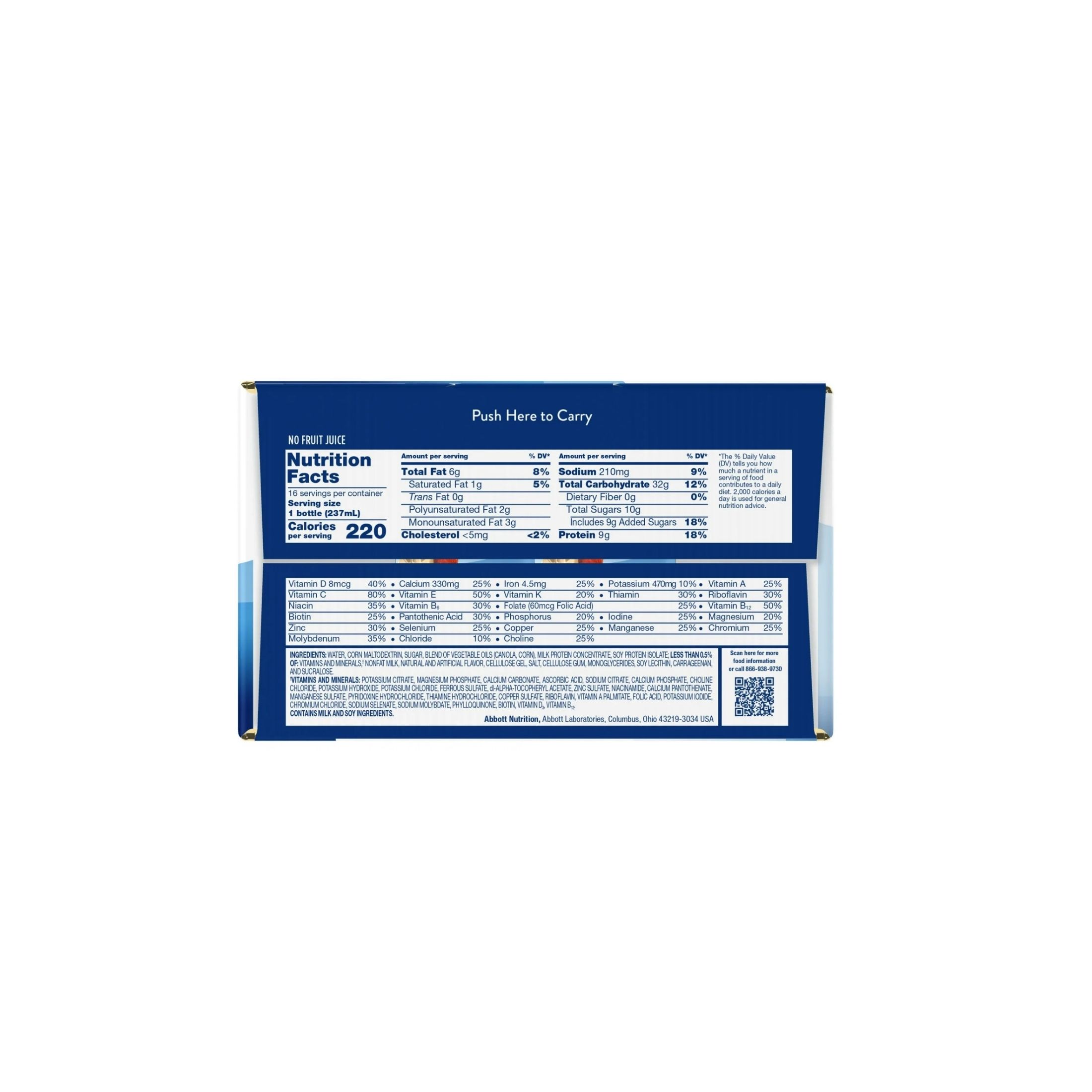 Ensure Original Nutrition Shake Strawberry Ready-to-Drink 8 Fl Oz Bottle