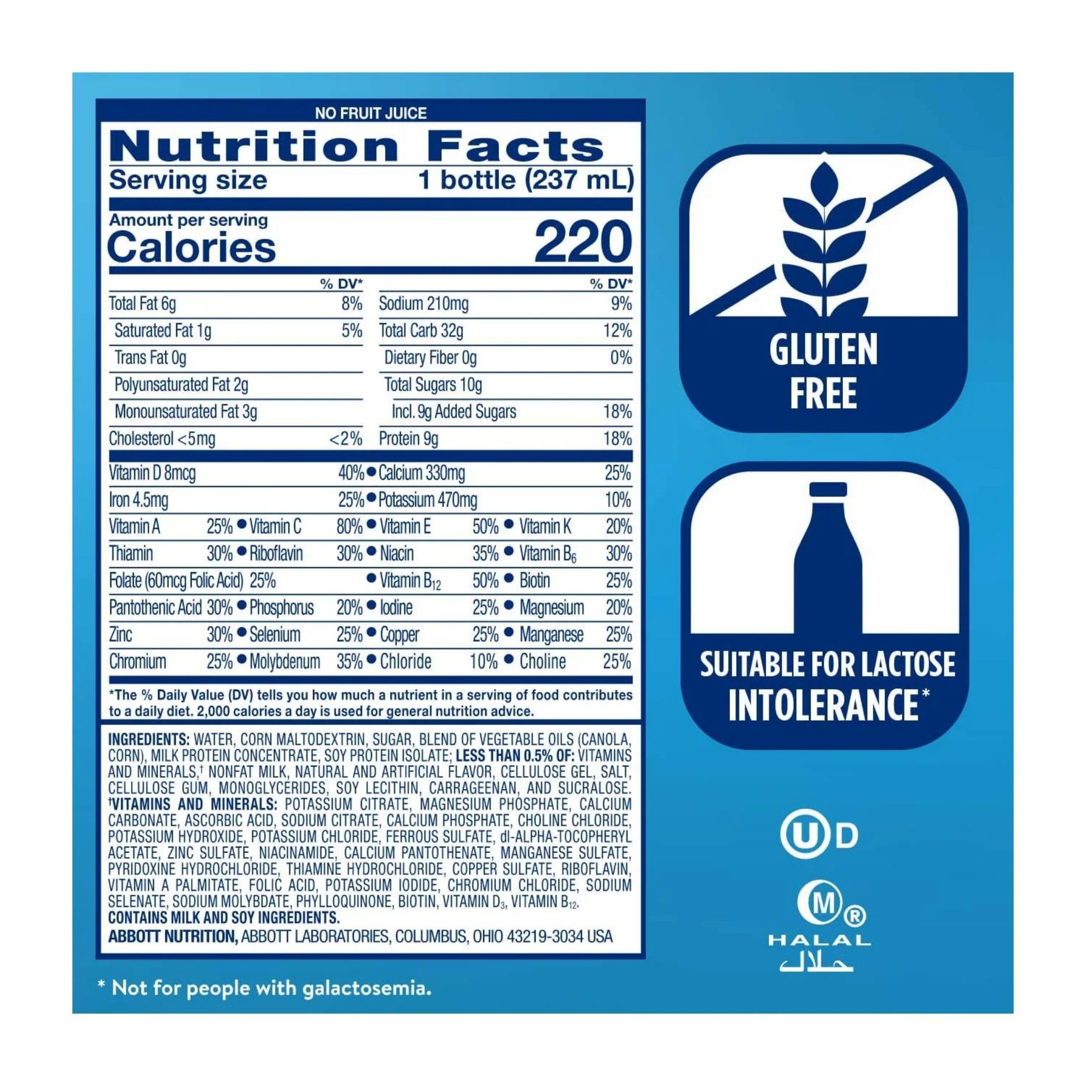 Ensure Original Nutrition Shake Strawberry Ready-to-Drink 8 Fl Oz Bottle