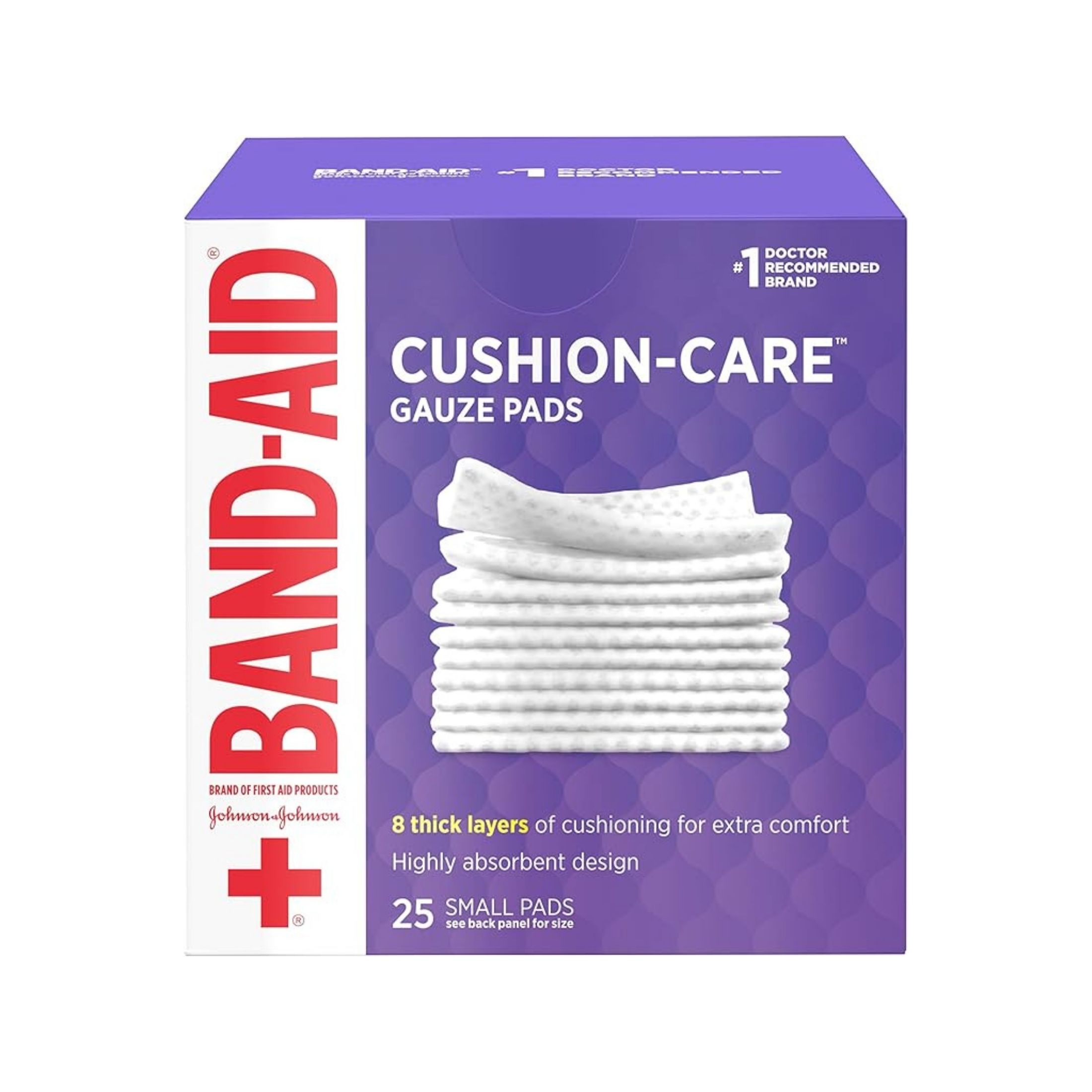 Band-Aid Brand Small Cushion Care Thick Gauze Pads