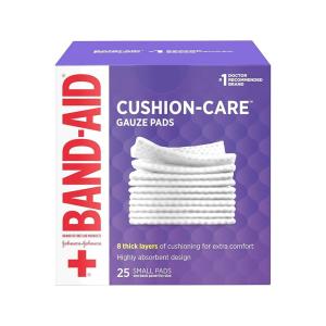 Band-Aid Brand Small Cushion Care Thick Gauze Pads
