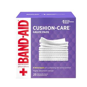 Band-Aid Brand Cushion Care Gauze Pads - Medium