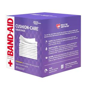Band-Aid Brand Cushion Care Gauze Pads - Medium