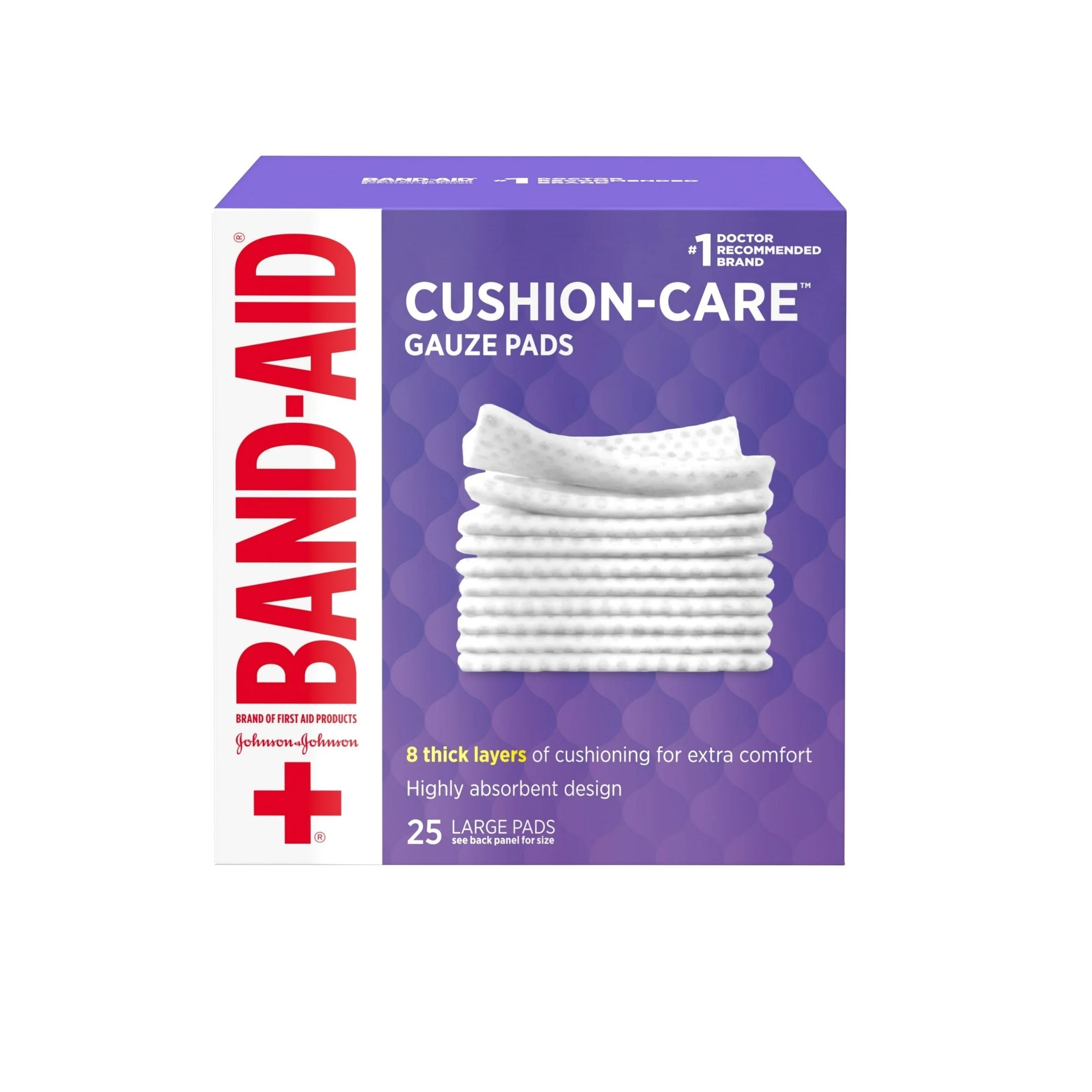 Band-Aid First Gauze Pads Large (4 Inch X 4 Inch)