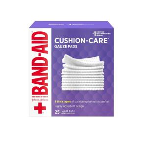 Band-Aid First Gauze Pads Large (4 Inch X 4 Inch)