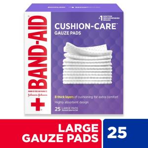 Band-Aid First Gauze Pads Large (4 Inch X 4 Inch)