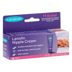 Lansinoh Lanolin Nipple Cream For Breastfeeding Essentials - 1.41oz