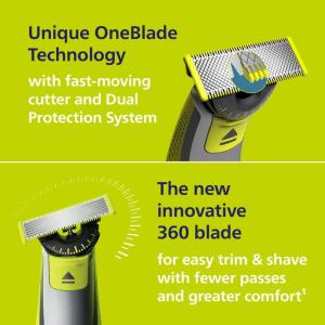 Philips Norelco Oneblade Original Face Electric Razor And Styler QP1424/70