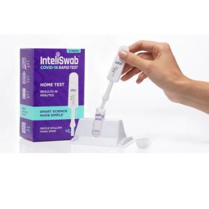 Orasure InteliSwab COVID-19 Rapid Test, 1 Pack, 2 Tests Total, Simple To Use At Home, 1 Minute Hands-On Time, FDA EUA Authorized, Designed And Developed In The U.S.A