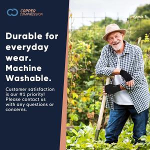 Copper Compression Half Finger Arthritis Glove