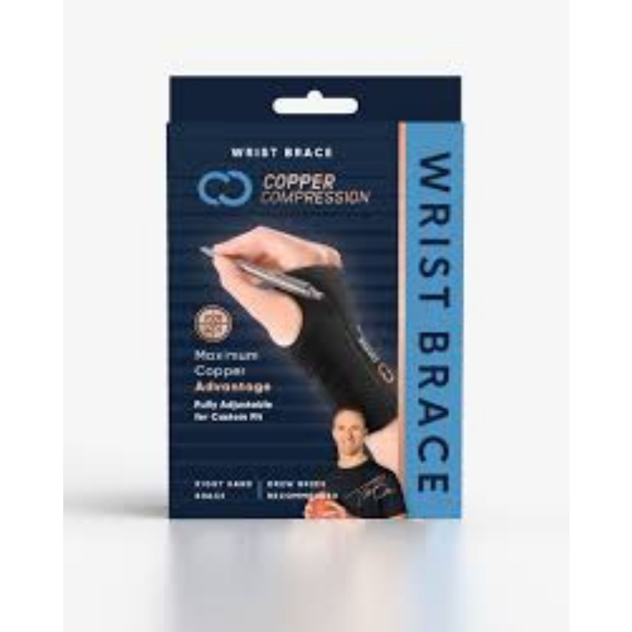 Copper Compression Infused Wrist Brace Right - Small/Medium - BS3 SKU 6460128