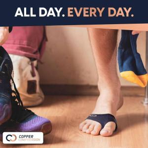 Copper Compression Metatarsal Pads - S/M