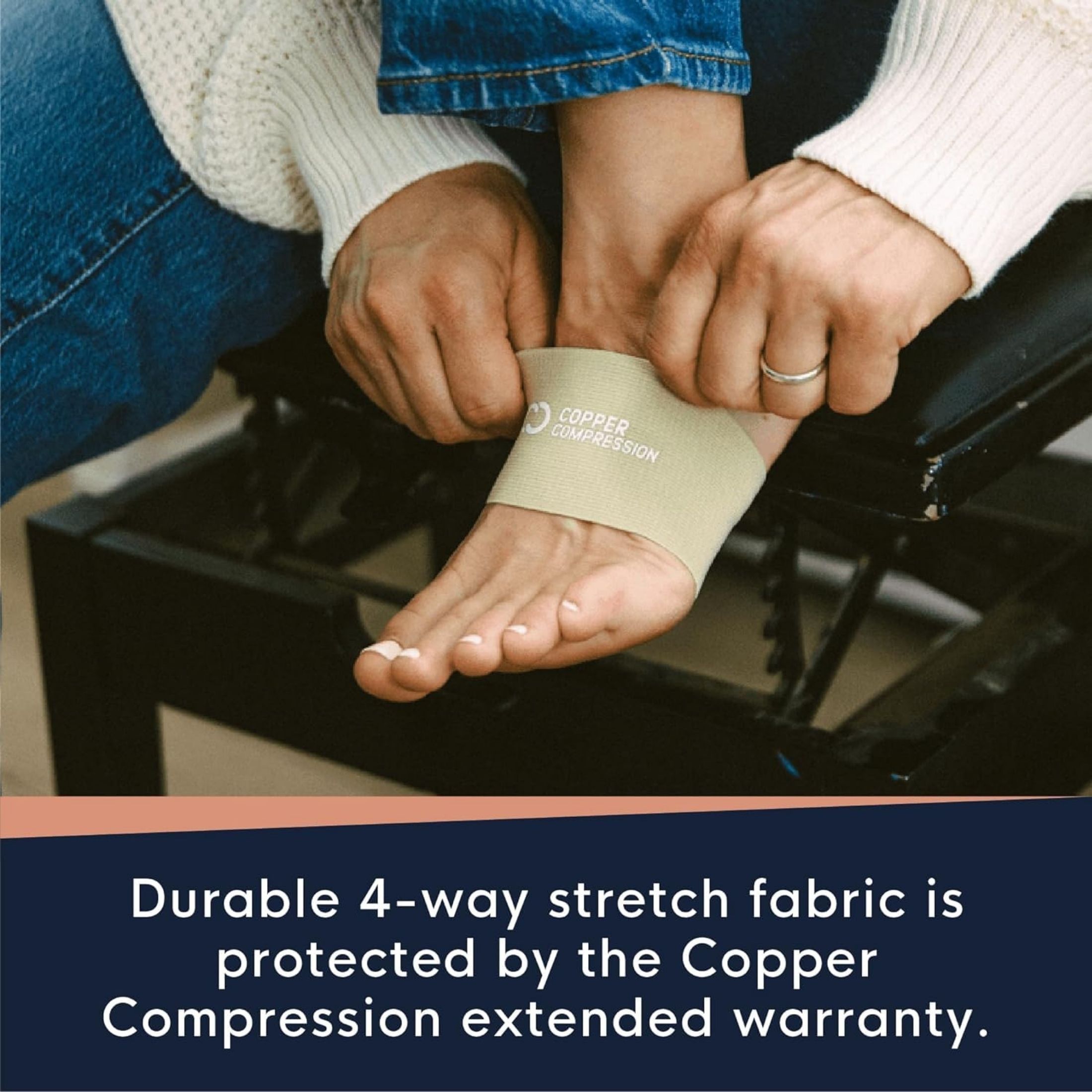 Copper Compression Arch Support - S