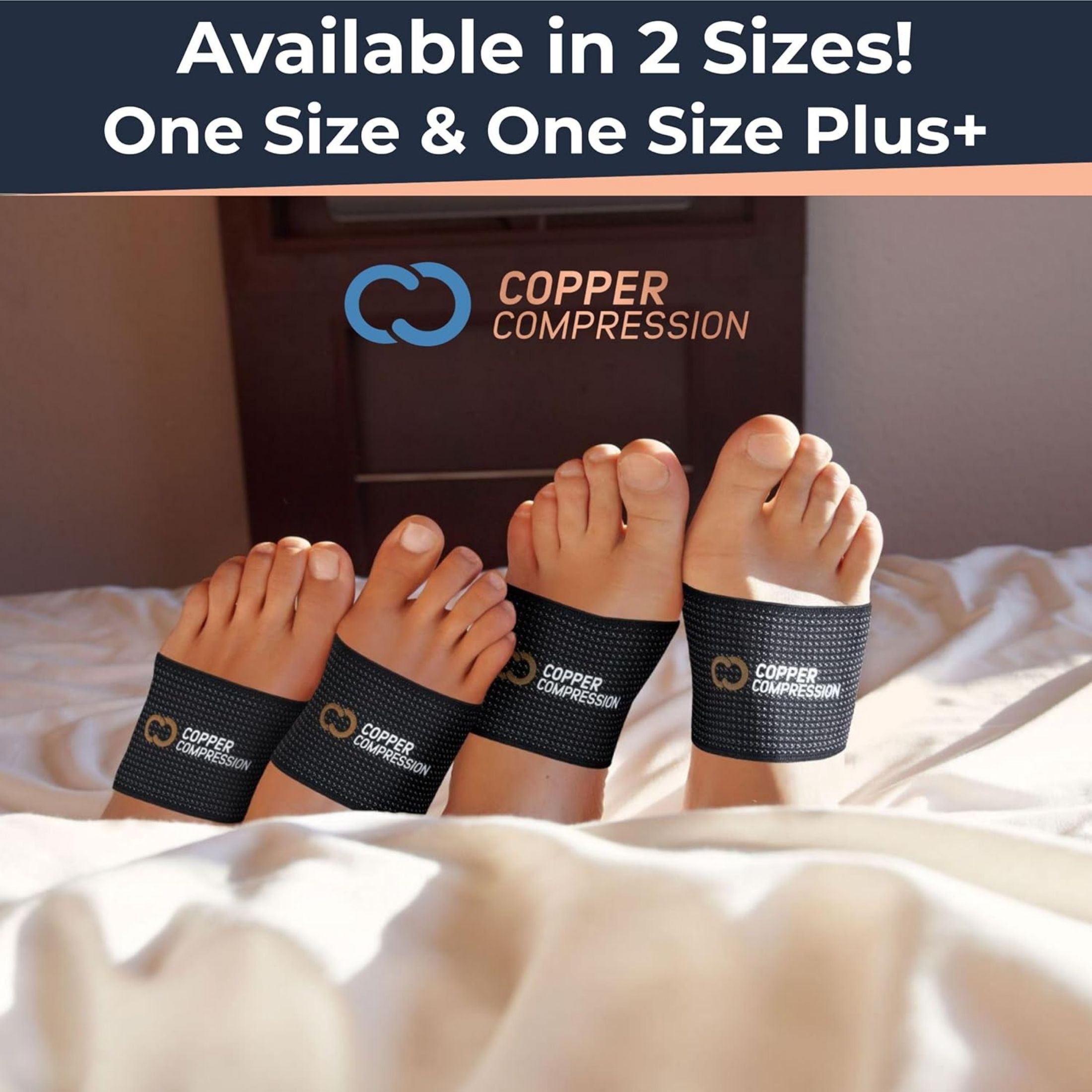 Copper Compression Arch Support - S