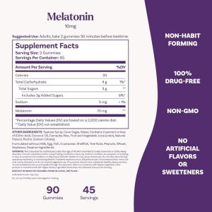 Natrol Melatonin, 10 Mg, Gummies, Strawberry