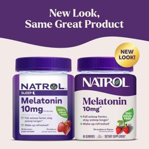 Natrol Melatonin, 10 Mg, Gummies, Strawberry