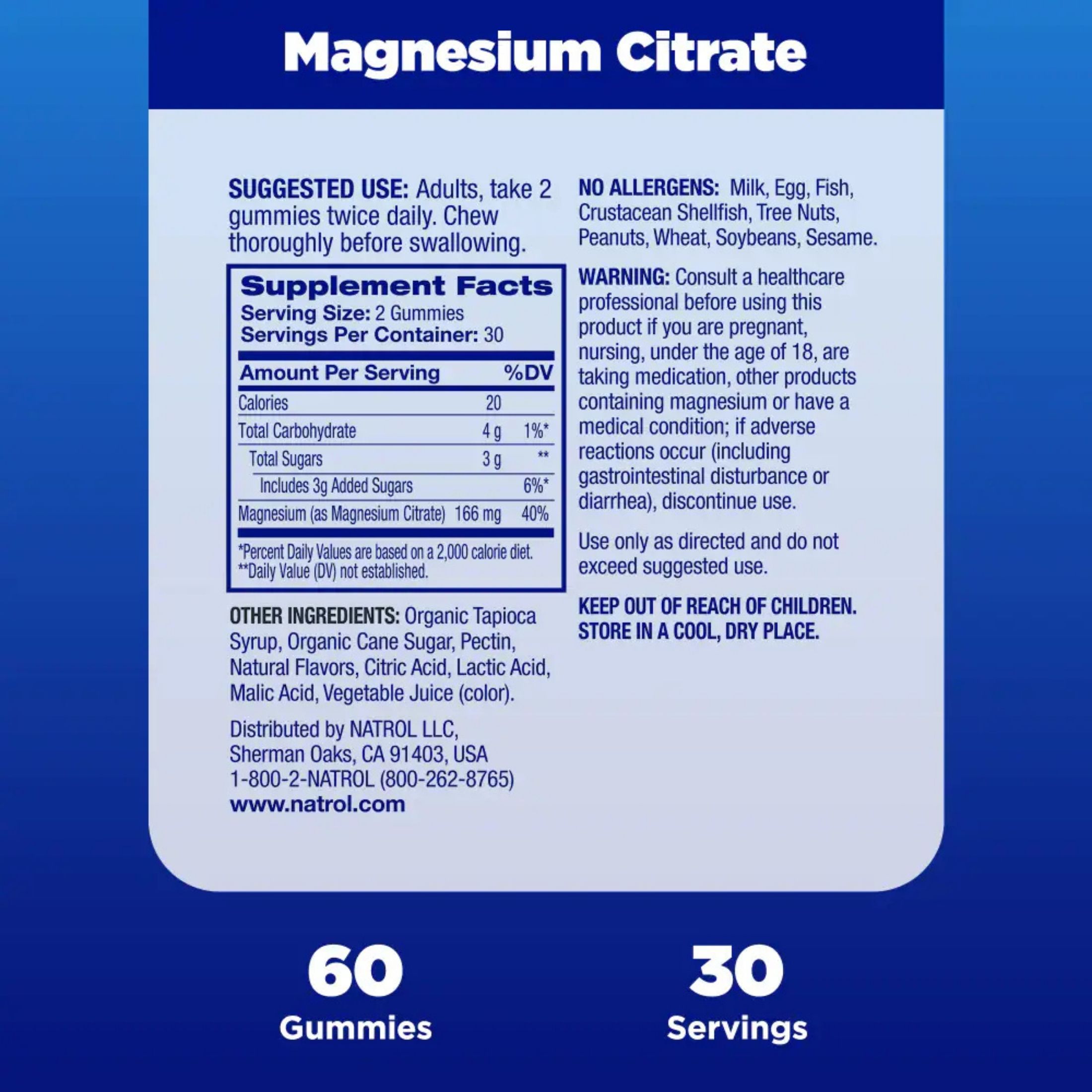 Natrol Mood + Stress Magnesium Citrate