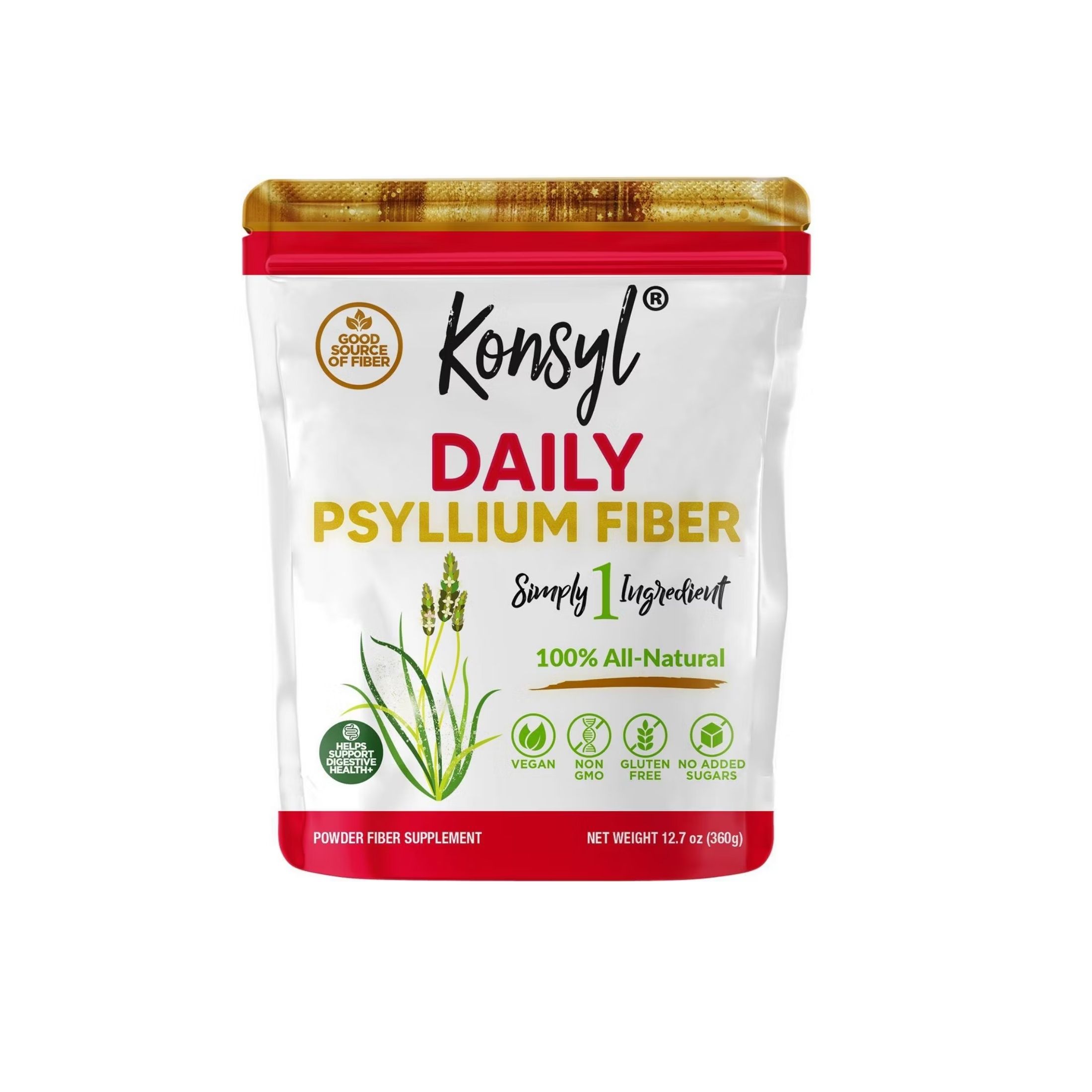 Konsyl Daily Psyllium Fiber Powder - 12.7oz