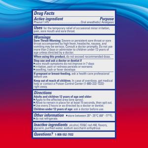 Diabetic Tussin Sore Throat, Sugar Free, Spray, Cherry 6 Fl Oz