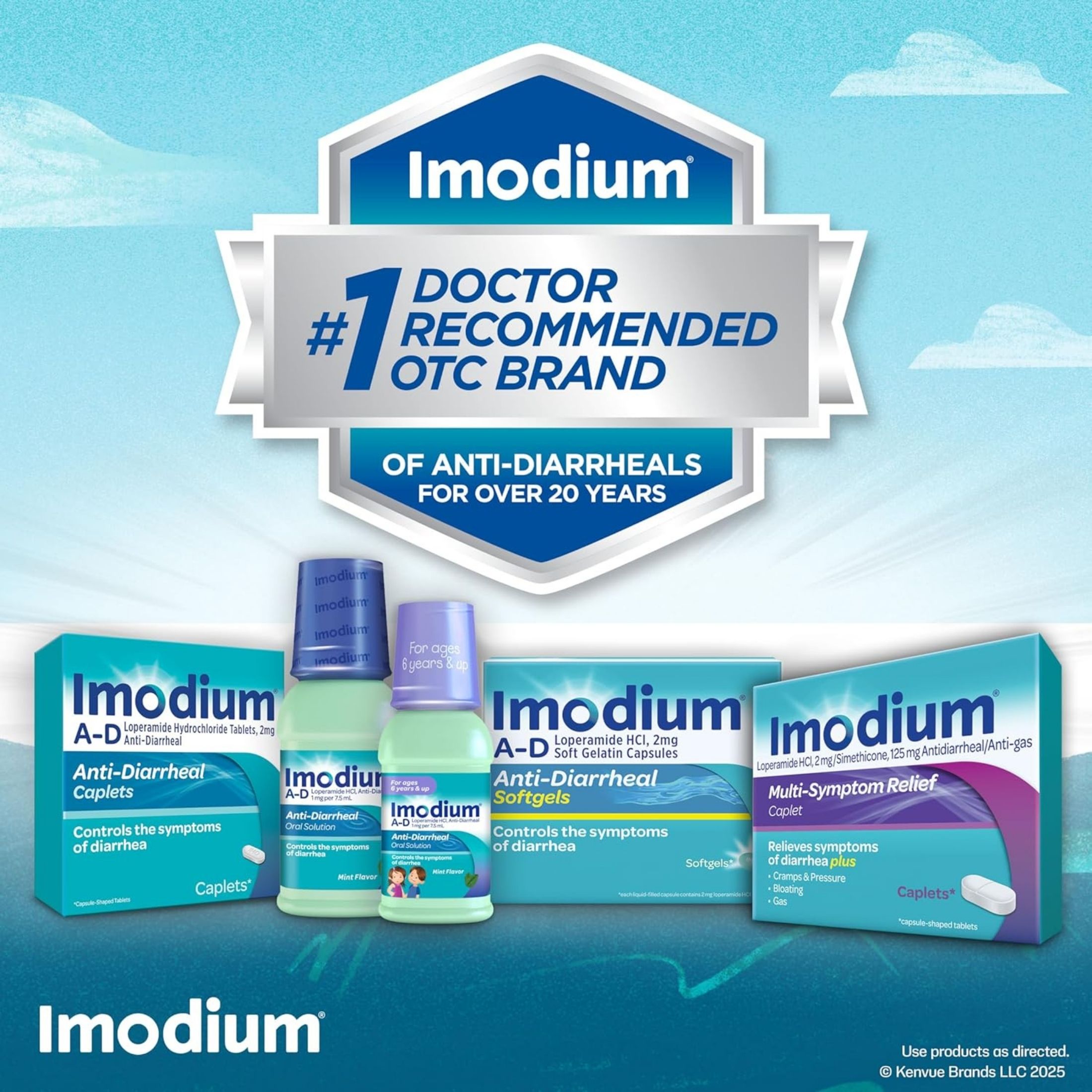 Imodium A-D Caplets - 12ct