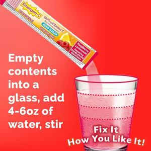Emergen-C Zero Sugar Immune Support Powder Raspberry Lemonade