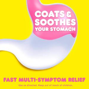 Pepto Bismol Stomach Reliever/Antidiarrheal, Chewable Tablets, Winter Frost