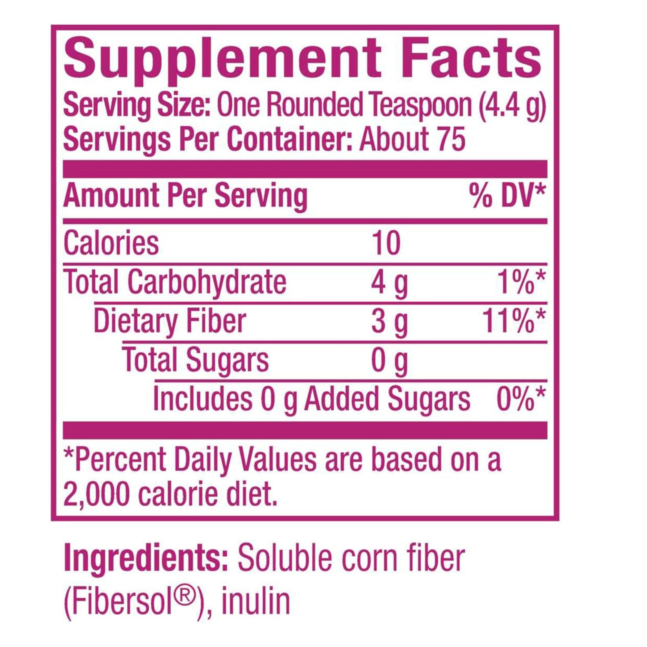 Metamucil Clear Fiber Blend, Unflavored 11.6 Oz