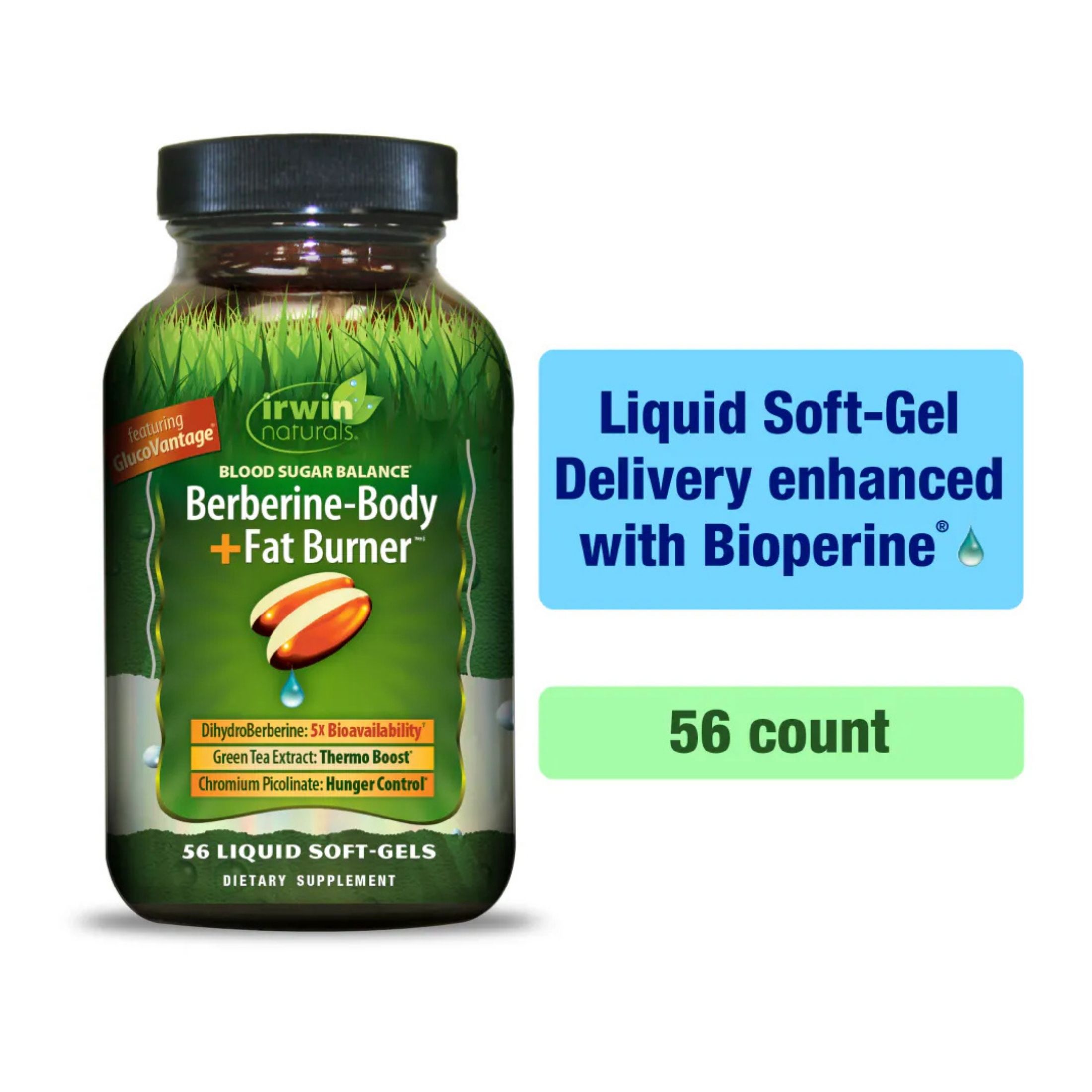 Irwin Naturals Blood Sugar Balance Berberine Body & Fat Burner